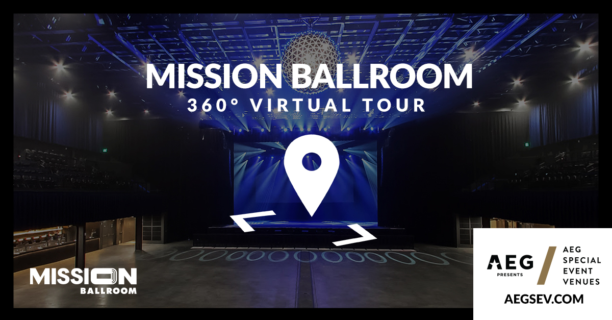 Mission Ballroom Seating Chart