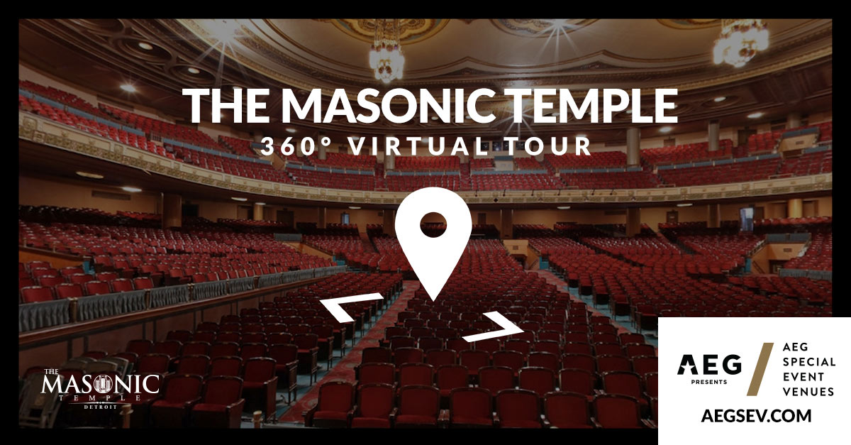 The Masonic Temple Detroit, MI AEG Special Event Venues